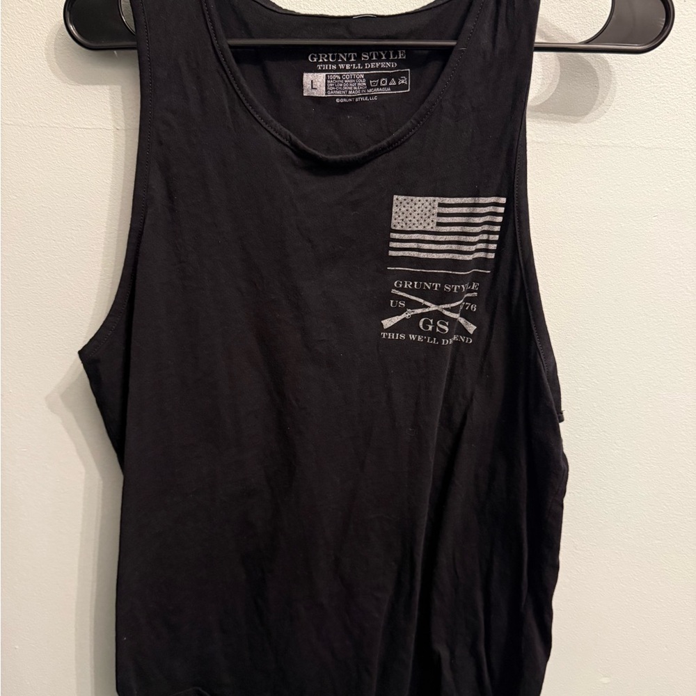 Grunt Style Black Flag Men's Tank Top